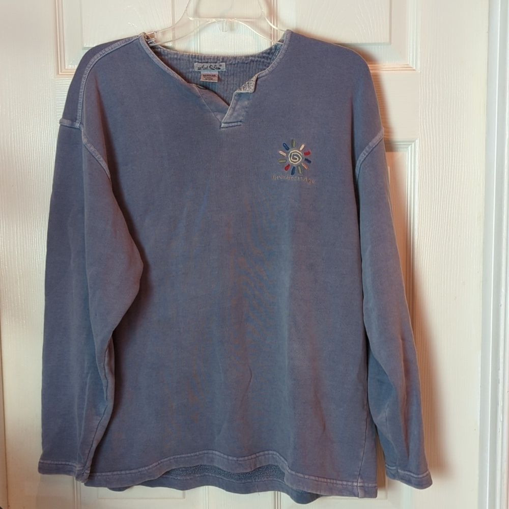 Vtg Mod-O-Doc Men's 100% Cotton Fleece Lined Sweatshirt - Breckenridge Sz. Reg